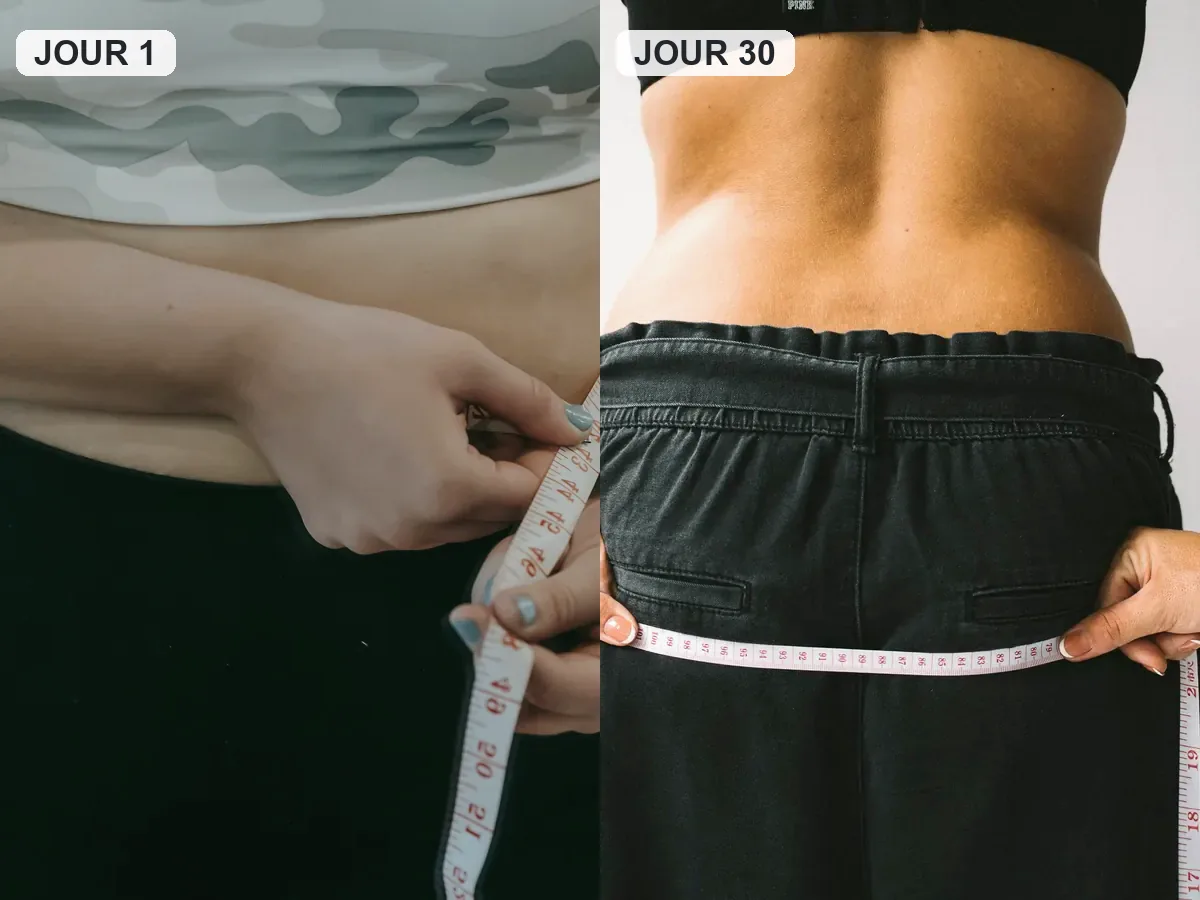 Illustration comparative silhouette et vetements, resultats variables